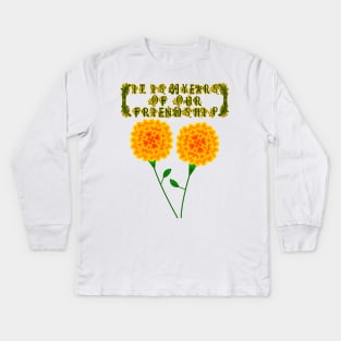 It Is 41 Years Of Our Friendship Kids Long Sleeve T-Shirt